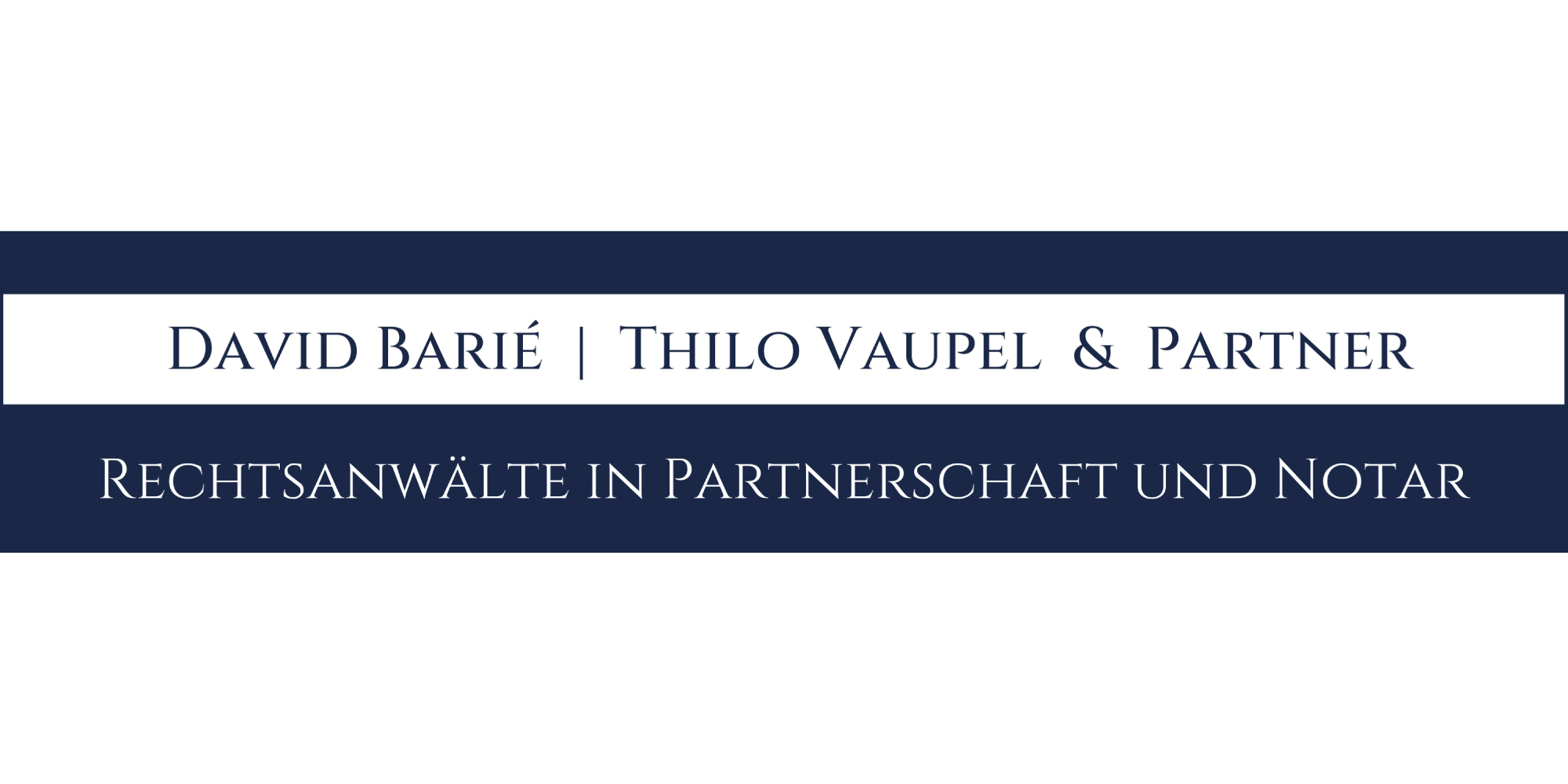 Logo der Kanzlei Barié, Vaupel & Partner in Witzenhausen – spezialisiert auf Arbeitsrecht und Beratung.