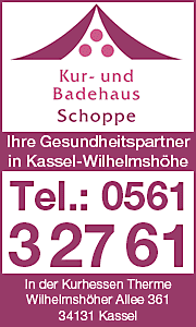 Kur- und Badehaus Schoppe Banner